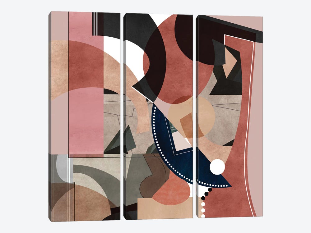 Multiform by Roberto Moro 3-piece Canvas Artwork