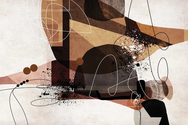 Effortless Earth Tone Abstracts: Granted by Roberto Moro