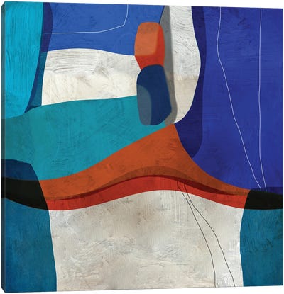 Blue And More Canvas Art Print - Roberto Moro