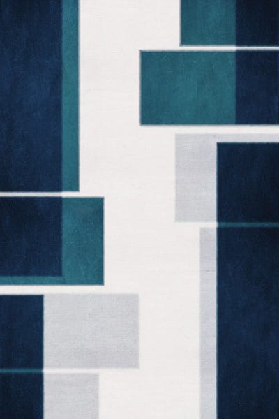 Minimalist Paintings: Shades Of Blue by Roberto Moro