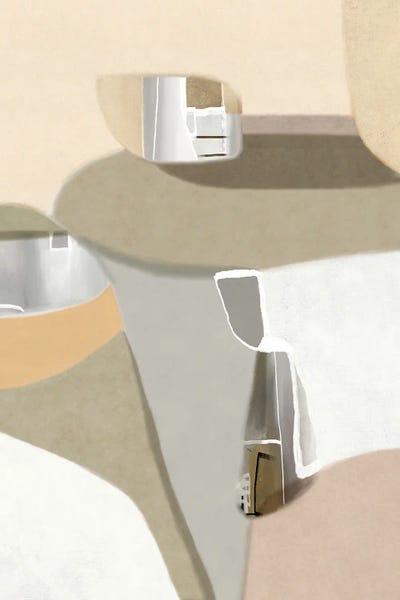 Minimalist Paintings: Dolce Vita I by Roberto Moro