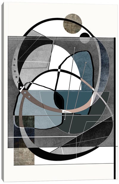 The Ultimate Enigma Canvas Art Print - Circular Abstract Art
