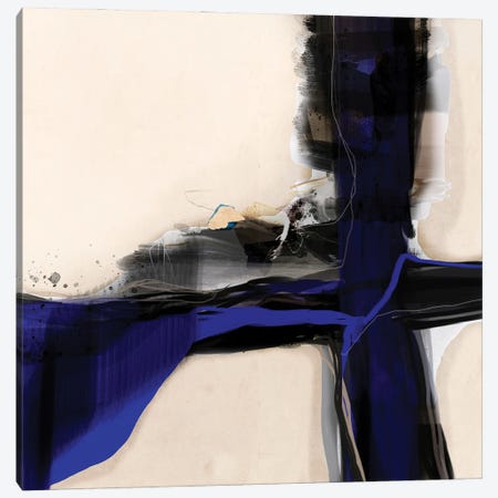 Blue Vein I Canvas Print #ERT52} by Roberto Moro Canvas Art