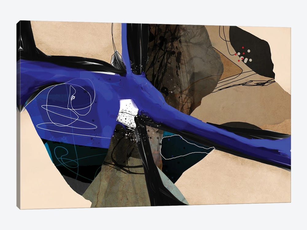 Blue Vein II by Roberto Moro 1-piece Canvas Art
