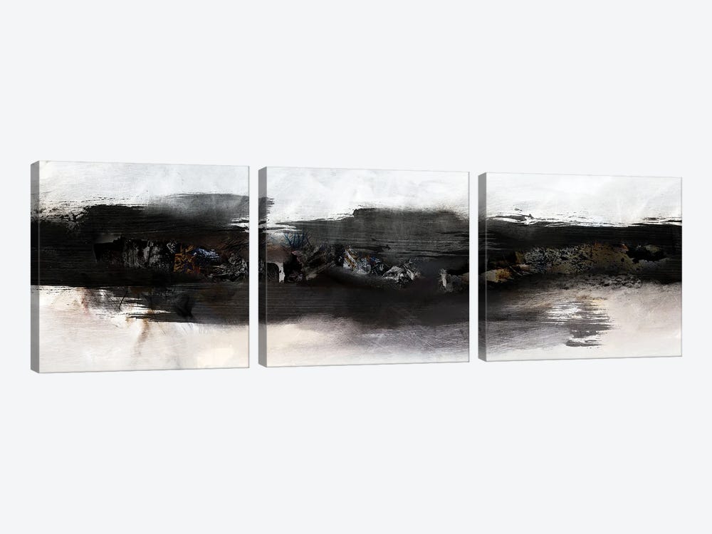 Stretched Reality by Roberto Moro 3-piece Canvas Wall Art