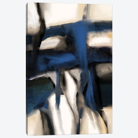 Rhapsody In Blue Canvas Print #ERT75} by Roberto Moro Canvas Art Print