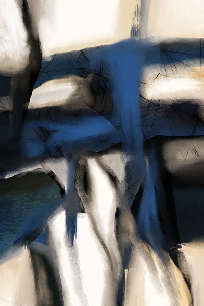 Abstract Bathroom: Rhapsody In Blue by Roberto Moro