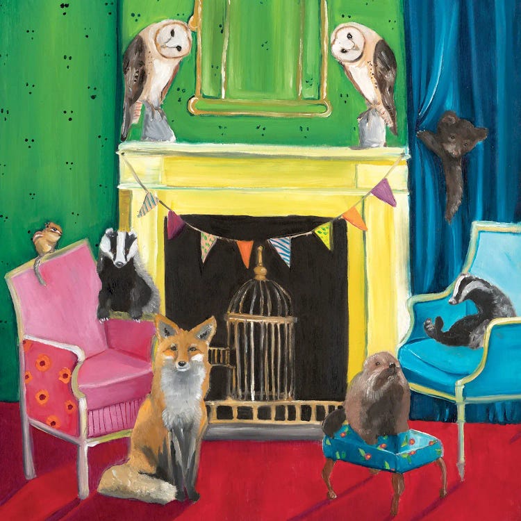 Animal House by Emily Reid wall art