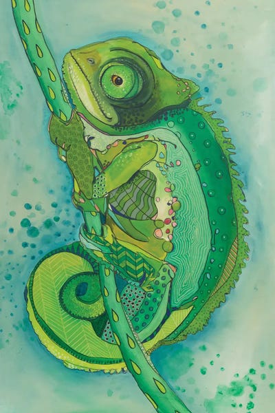 Monochromatic Moments: Jillian The Chameleon by Emily Reid
