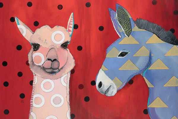 Emily Reid: Monet And Sasha by Emily Reid