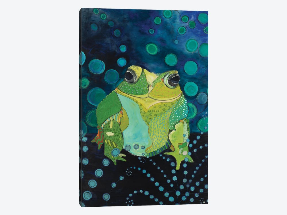 Toad In Rainforest by Emily Reid 1-piece Canvas Print