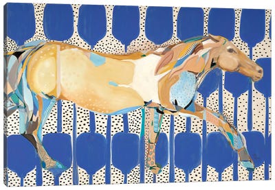 Flyswatter Horse Canvas Art Print - Emily Reid