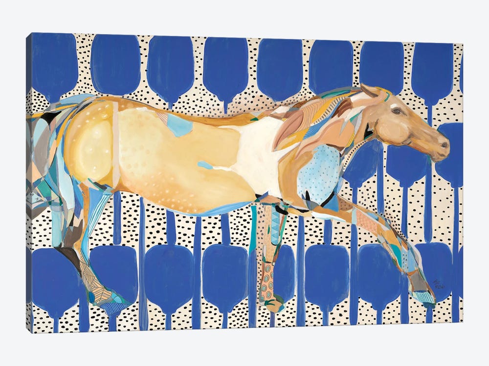 Flyswatter Horse by Emily Reid 1-piece Art Print