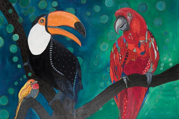 Global Folk: Amazon Birds by Emily Reid