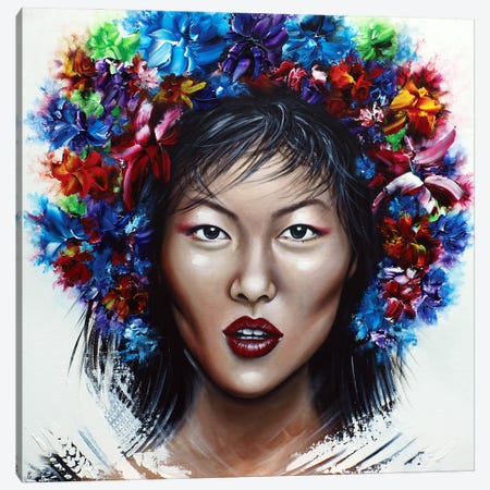 Beautiful Liu Canvas Print #ESB20} by Estelle Barbet Canvas Wall Art