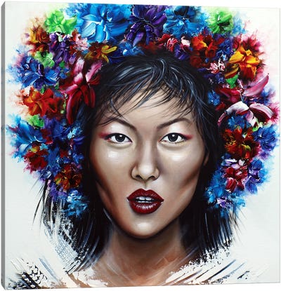 Beautiful Liu Canvas Art Print - Estelle Barbet