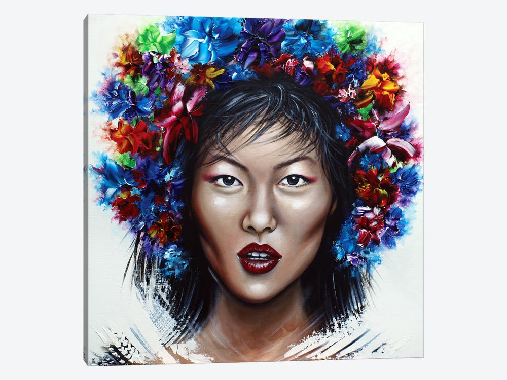 Beautiful Liu by Estelle Barbet 1-piece Canvas Print