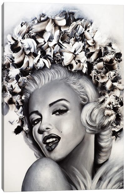 Marilyn Canvas Art Print - Estelle Barbet
