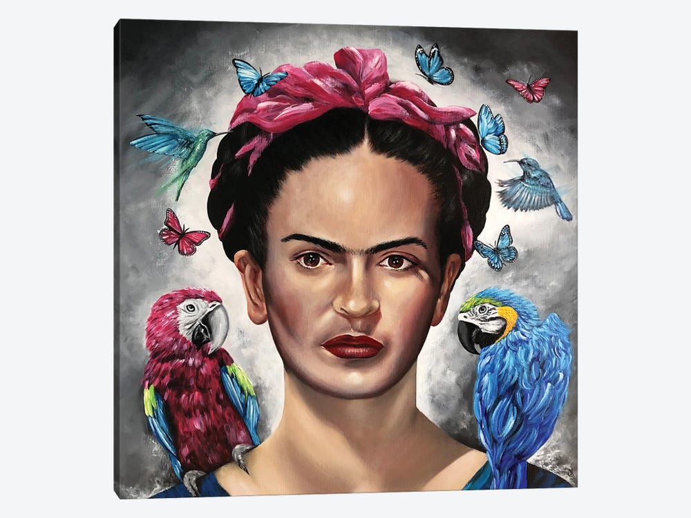 Viva Frida! by Estelle Barbet 1-piece Canvas Wall Art