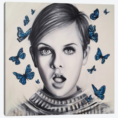 The Butterfly Effect II Canvas Print #ESB79} by Estelle Barbet Art Print