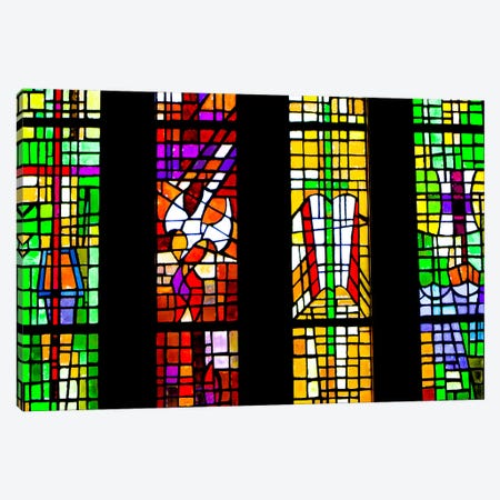 Stained Glass Canvas Print #ESC27} by Eric Schech Canvas Artwork