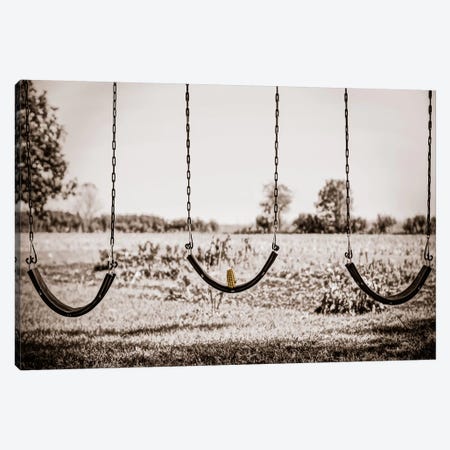 Three Swings Canvas Print #ESC30} by Eric Schech Canvas Art