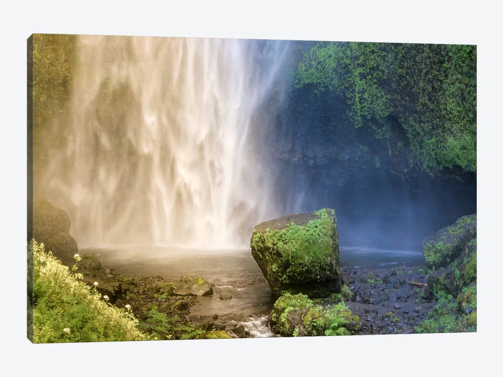 Into the Waterfall by Eric Schech 1-piece Canvas Art Print