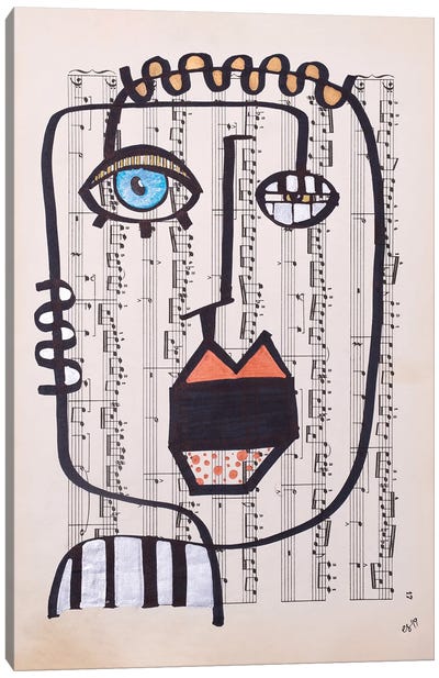 Prisoner Canvas Art Print - Musical Notes Art