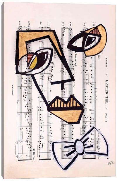 Pianist Canvas Art Print - Artists Like Picasso