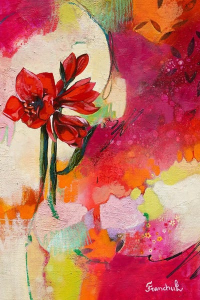 Amaryllis: Lullaby Of Flowers by Esther Franchuk