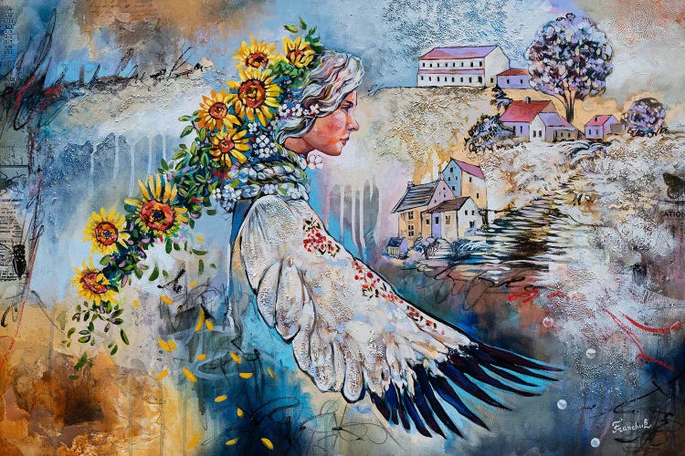 New Cities Grow by Esther Franchuk wall art