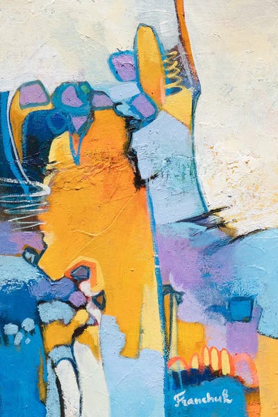 Complementary Colors: Over The Canyon by Esther Franchuk