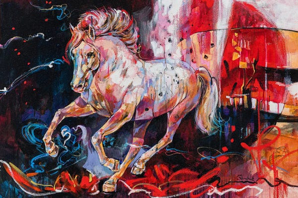 Blue & Red: Wild Ride by Esther Franchuk