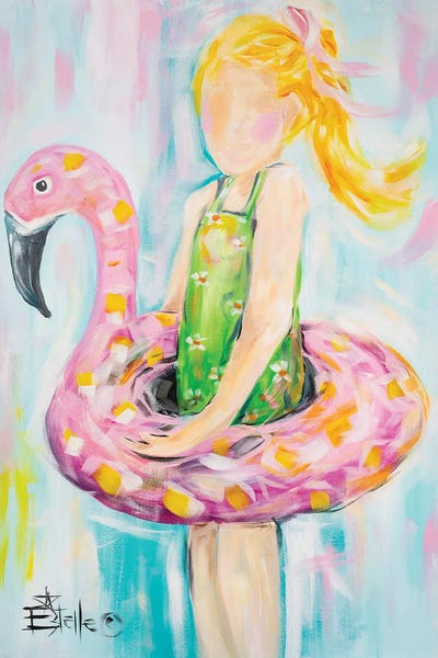 Beach Lover: Flamingo Float by Estelle Grengs