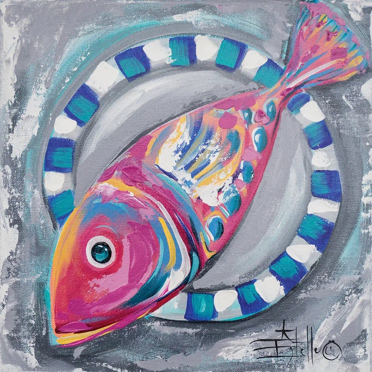 Fish Food by Estelle Grengs wall art