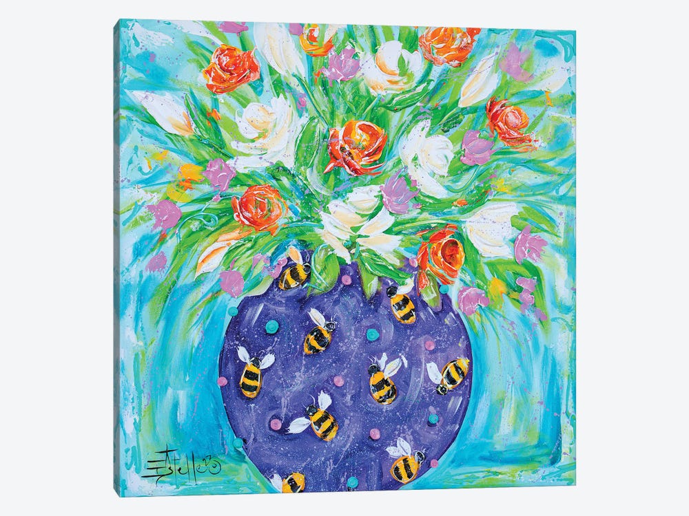 Bee Humble And Kind by Estelle Grengs 1-piece Canvas Print