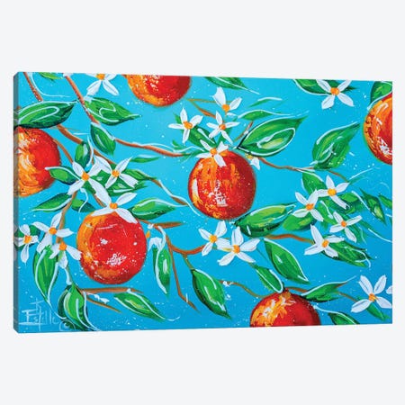 Oranges Canvas Print #ESG111} by Estelle Grengs Canvas Print