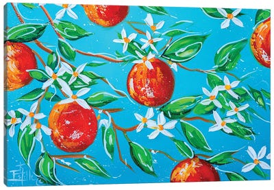 Oranges Canvas Art Print - Estelle Grengs