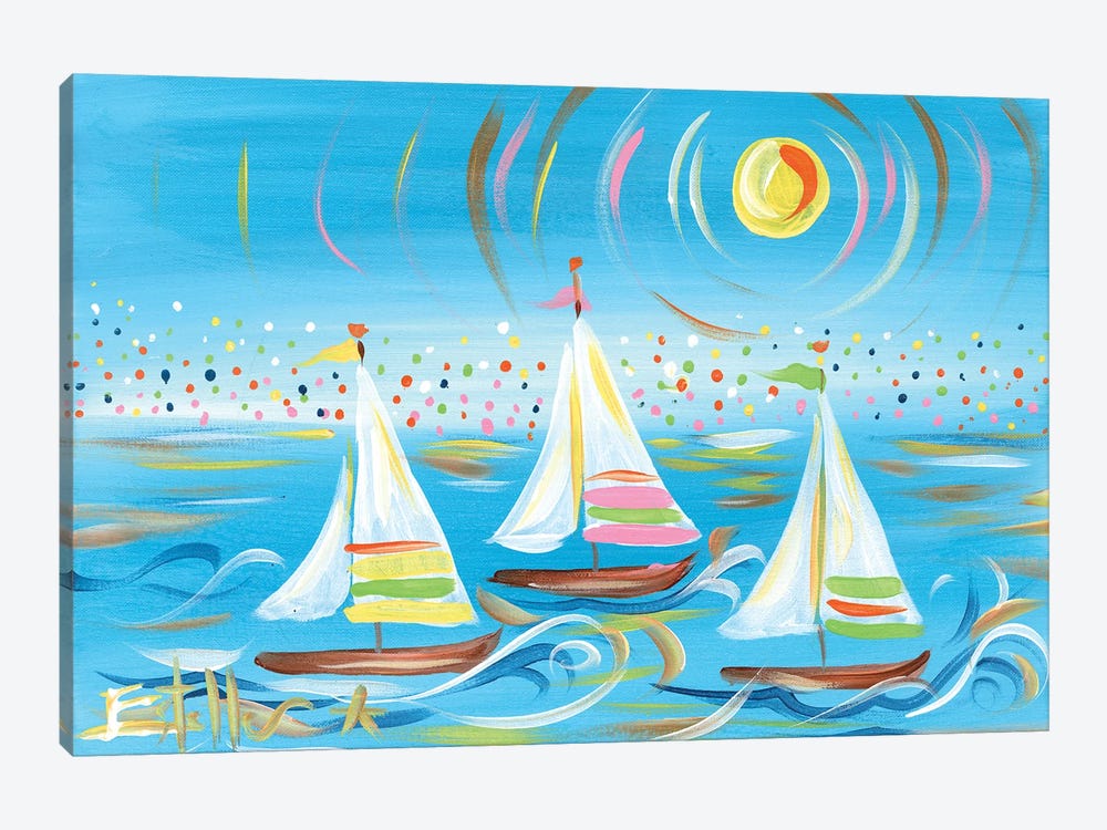 Whimsical Sail by Estelle Grengs 1-piece Canvas Artwork