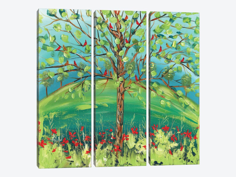 Family Tree by Estelle Grengs 3-piece Art Print