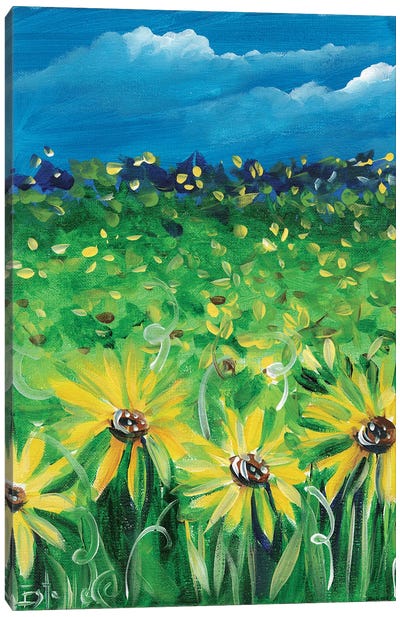 Sunflower Fields Canvas Art Print - Estelle Grengs