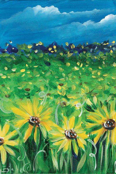 Fine Art Print: Sunflower Fields by Estelle Grengs