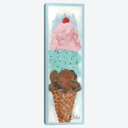 Ice Cream Canvas Print #ESG130} by Estelle Grengs Canvas Art Print