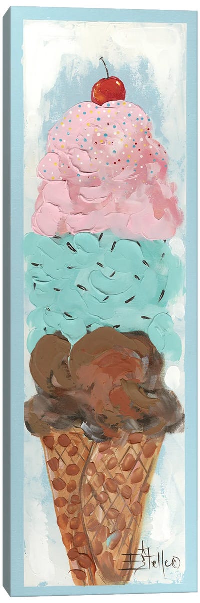 Ice Cream Canvas Art Print - Estelle Grengs