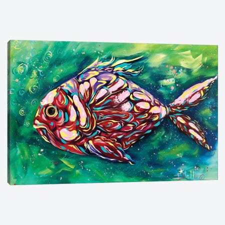 The Big Fish Canvas Print #ESG134} by Estelle Grengs Canvas Wall Art