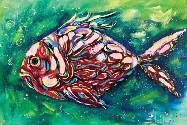 Lakehouse Décor: The Big Fish by Estelle Grengs