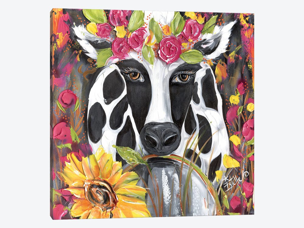 Fashion Cow by Estelle Grengs 1-piece Canvas Wall Art