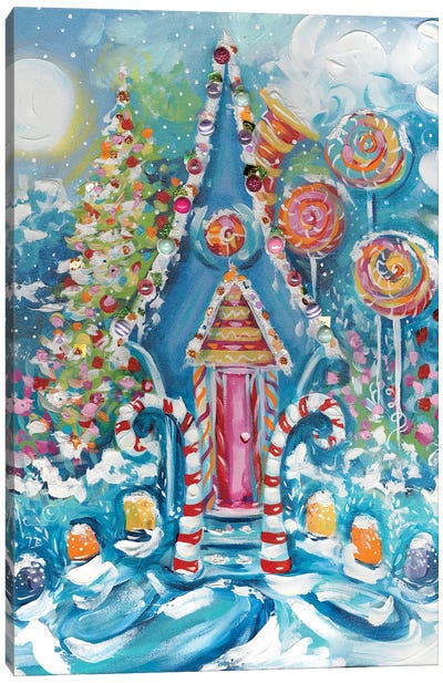 Marble House Canvas Art Print - Winter Wonderland