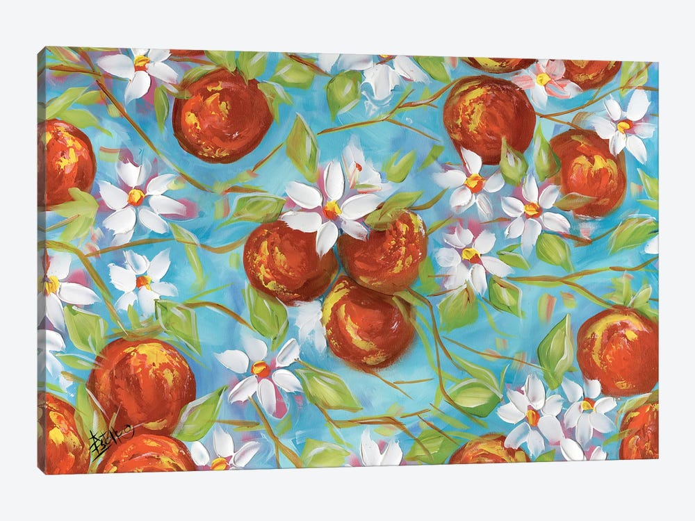Orange Blooms by Estelle Grengs 1-piece Art Print
