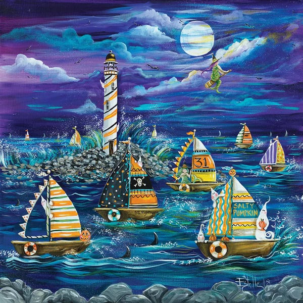 Sailboats: Halloween by Estelle Grengs
